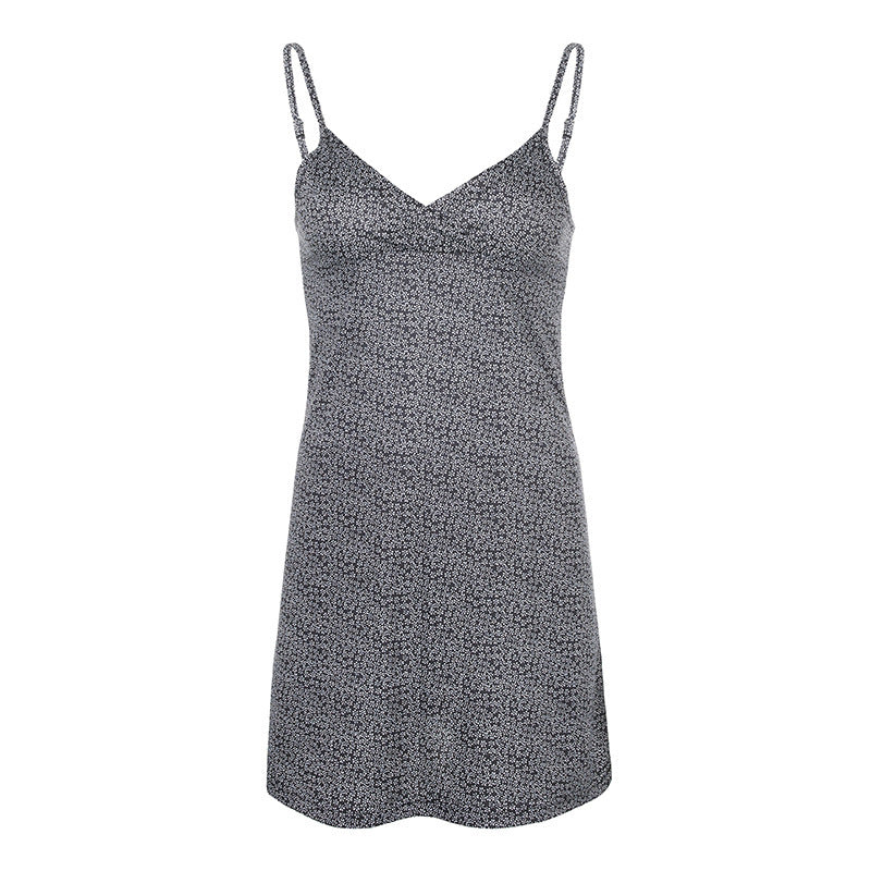 Adjustable strap A-line skirt
