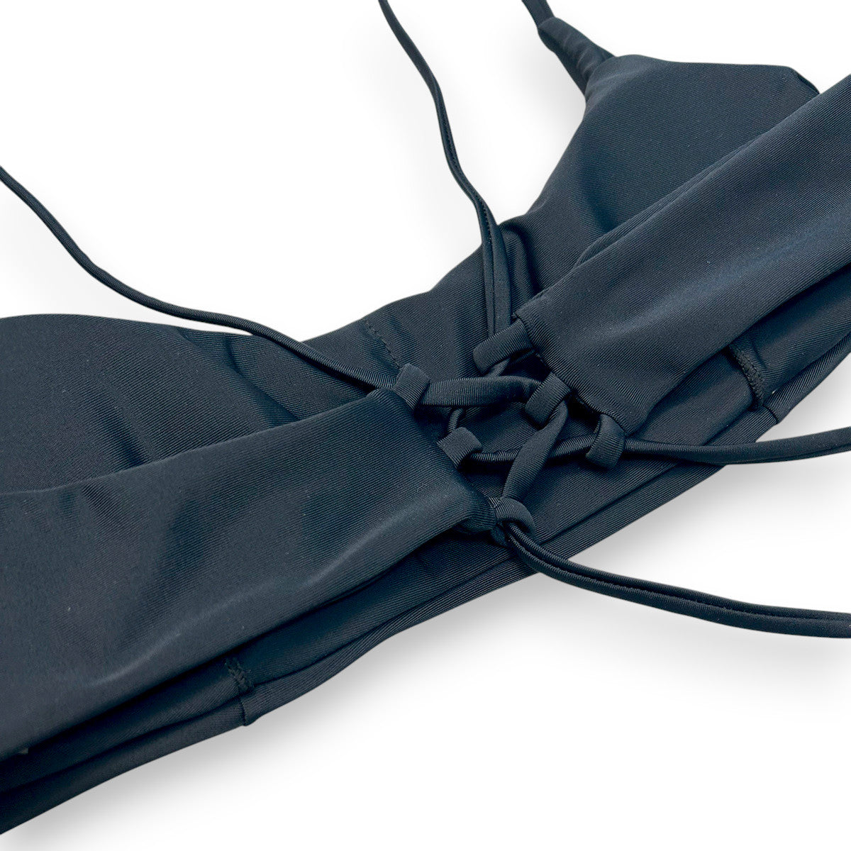 Women Sexy Triangle Bikini Set – Ruched Halter Top & Brazilian Cheeky Thong Two Piece Swimsuit