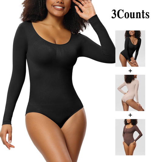Women’s Seamless One-Piece Corset Bodysuit – Shaping & Slimming Fit