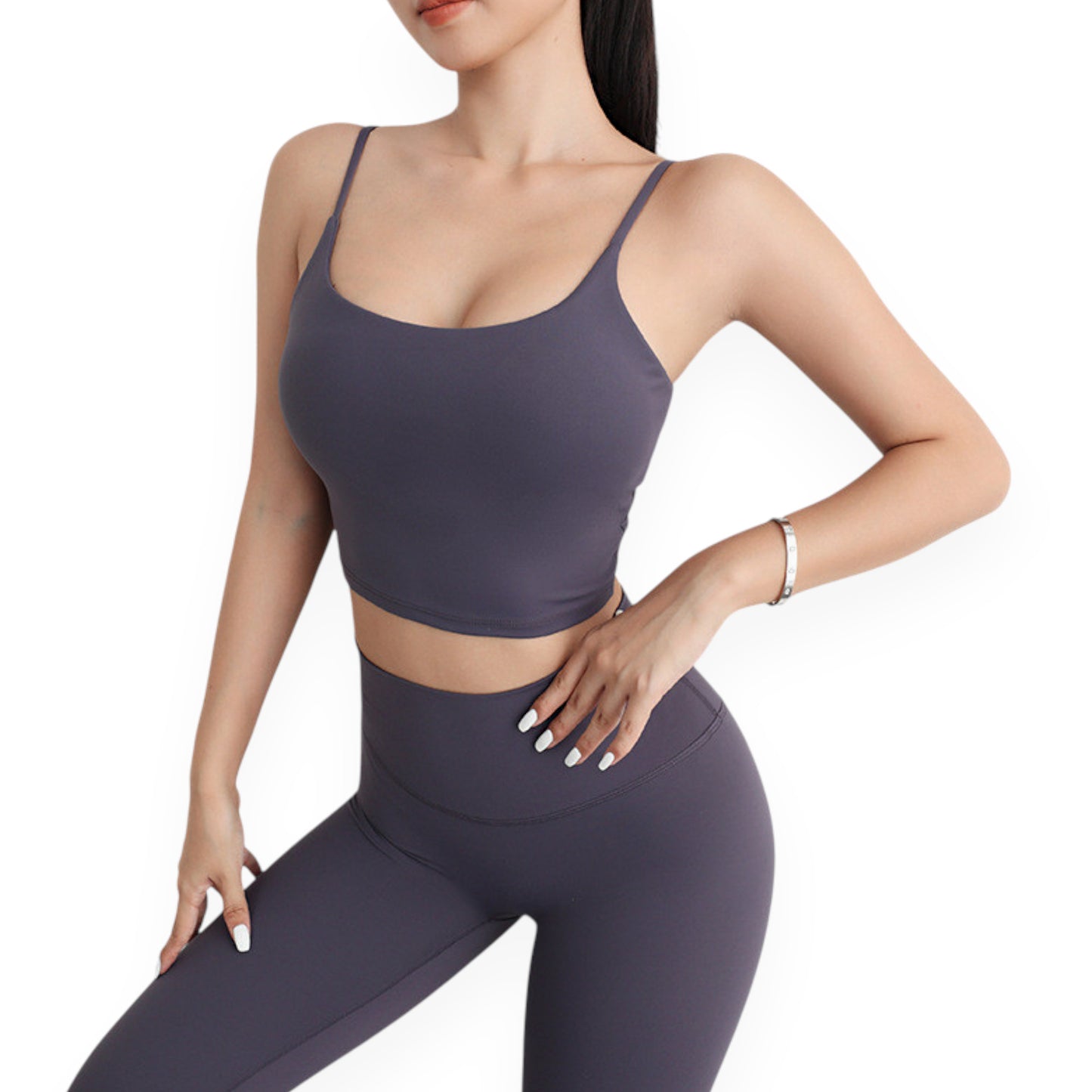 Yoga Fitness Spaghetti Strap Tank Top for Women – Lightweight, Breathable Workout Cami for Gym, Running & Pilates