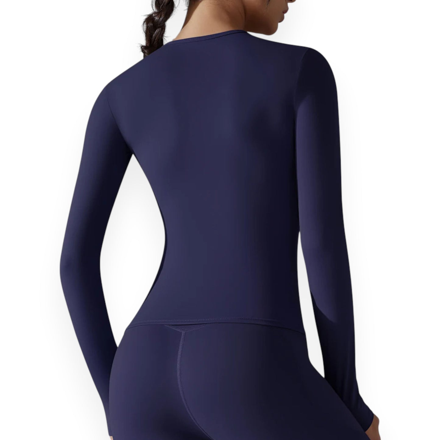Women’s Breathable Nylon Spandex Active Top – Stretchy Pullover Sports Shirt for Running, Cycling & Fitness
