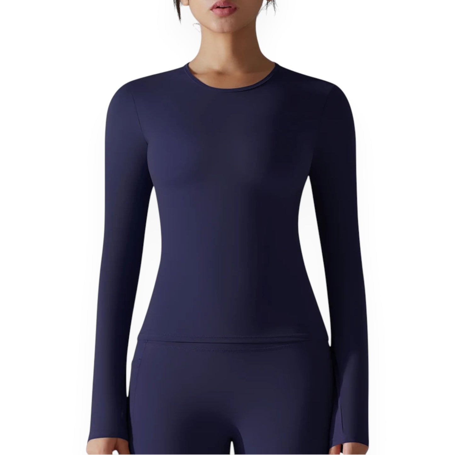 Women’s Breathable Nylon Spandex Active Top – Stretchy Pullover Sports Shirt for Running, Cycling & Fitness