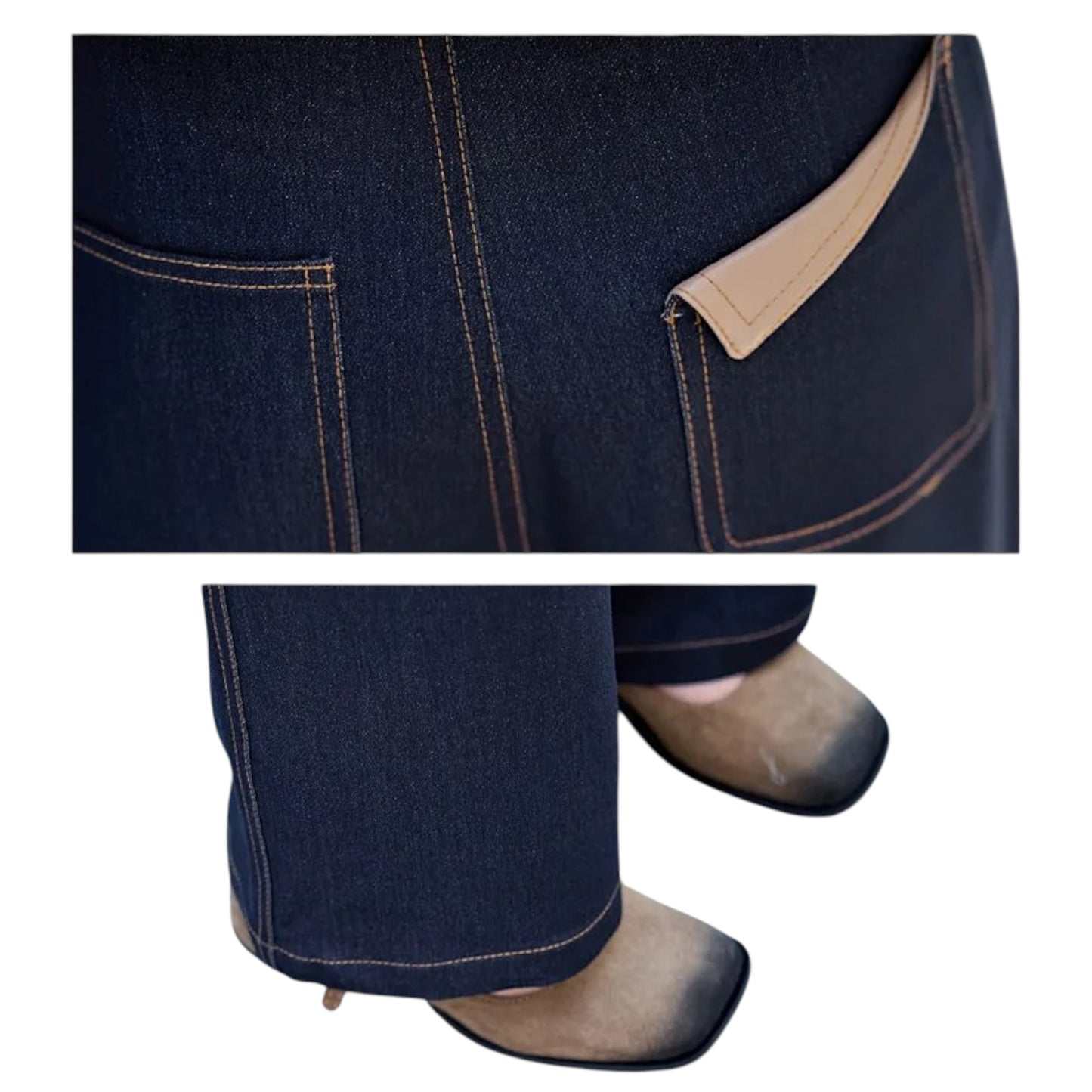Elegant Office Denim Shirt – Business Casual Top for Women