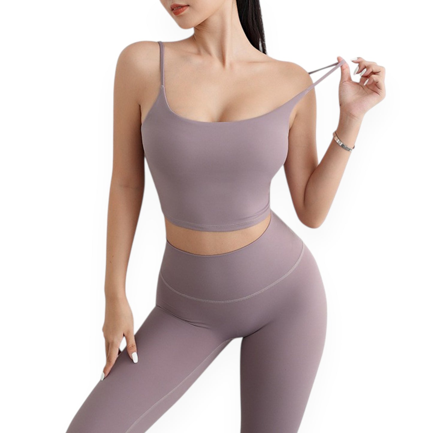 Yoga Fitness Spaghetti Strap Tank Top for Women – Lightweight, Breathable Workout Cami for Gym, Running & Pilates