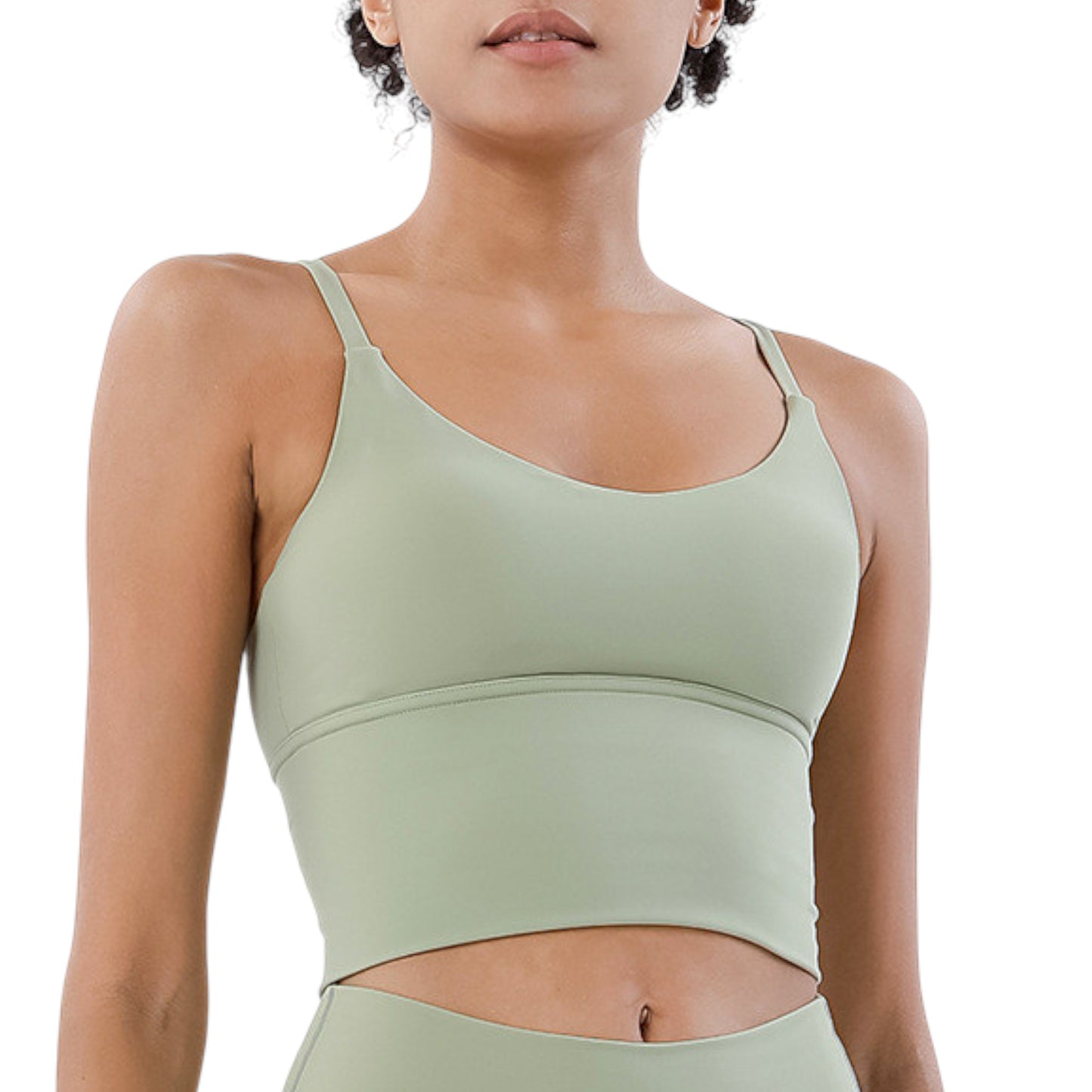 Nude Yoga Vest for Women – Breathable Fitness Sports Bra with Beautiful Back Design