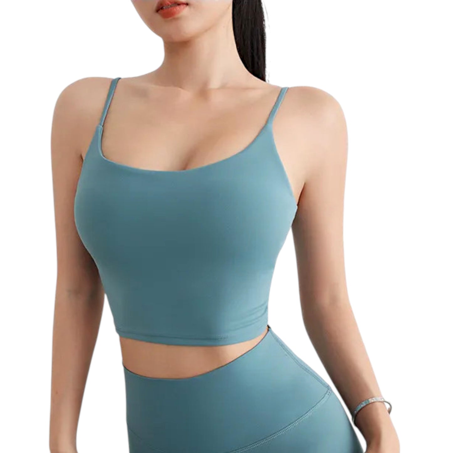 Yoga Fitness Spaghetti Strap Tank Top for Women – Lightweight, Breathable Workout Cami for Gym, Running & Pilates