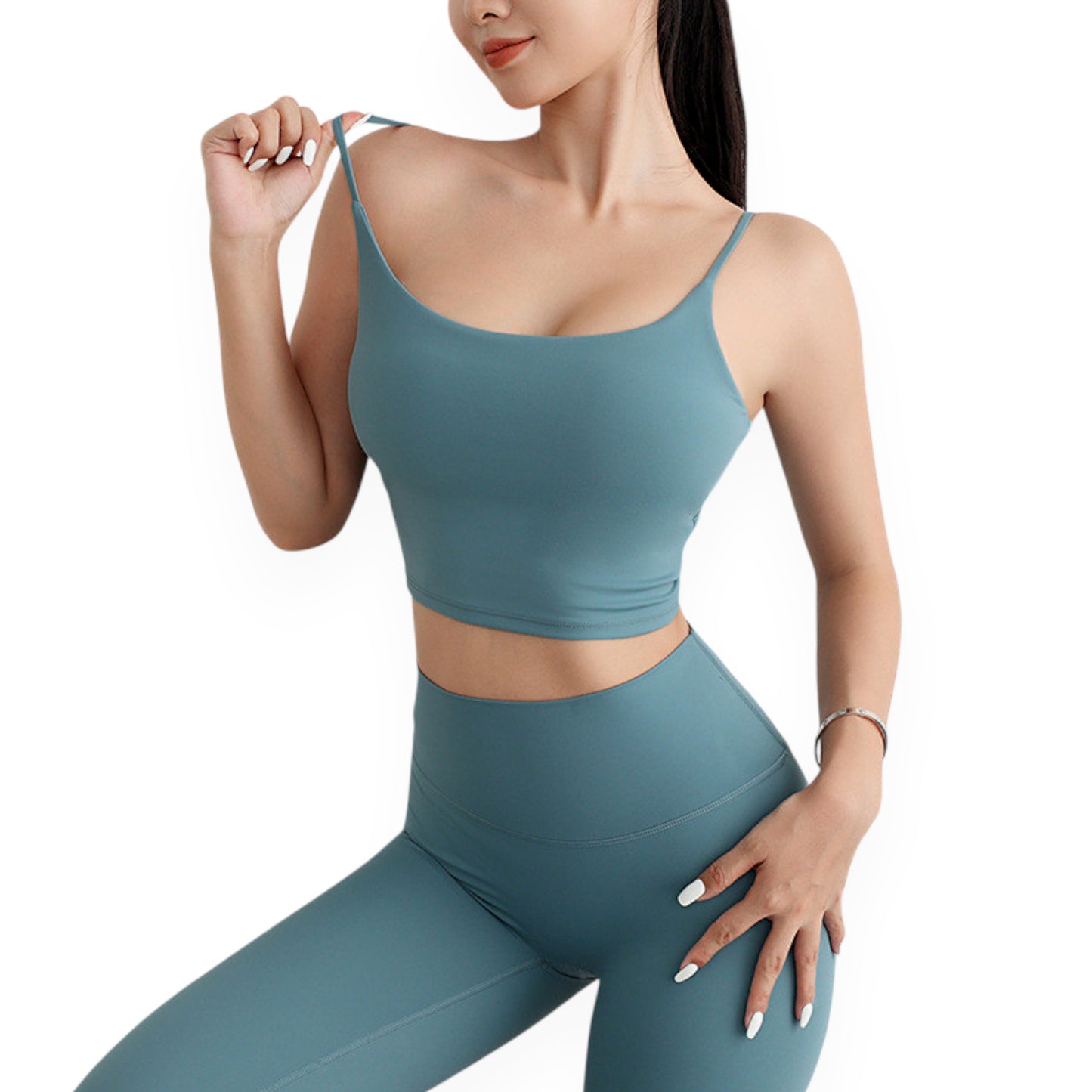 Yoga Fitness Spaghetti Strap Tank Top for Women – Lightweight, Breathable Workout Cami for Gym, Running & Pilates