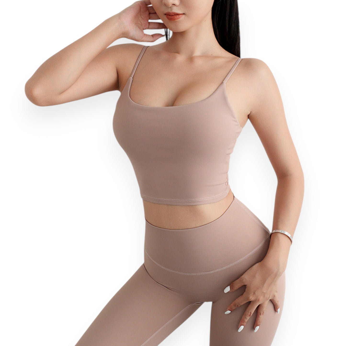 Yoga Fitness Spaghetti Strap Tank Top for Women – Lightweight, Breathable Workout Cami for Gym, Running & Pilates