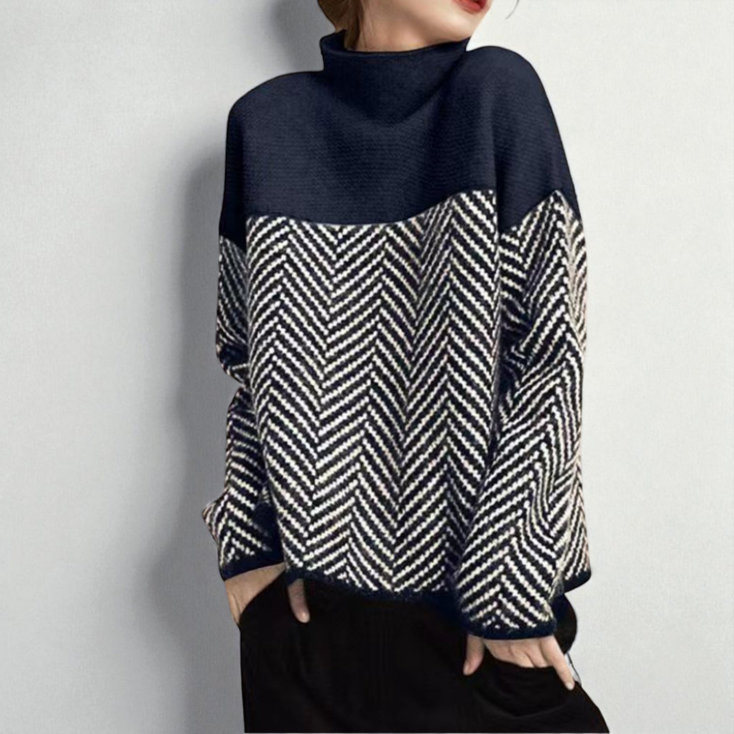 Trendy Comfy Oversized Long Sleeve Sweater