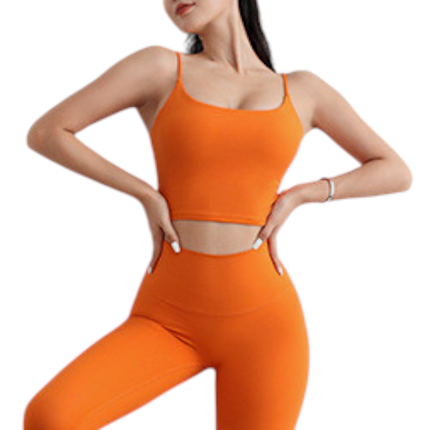Yoga Fitness Spaghetti Strap Tank Top for Women – Lightweight, Breathable Workout Cami for Gym, Running & Pilates