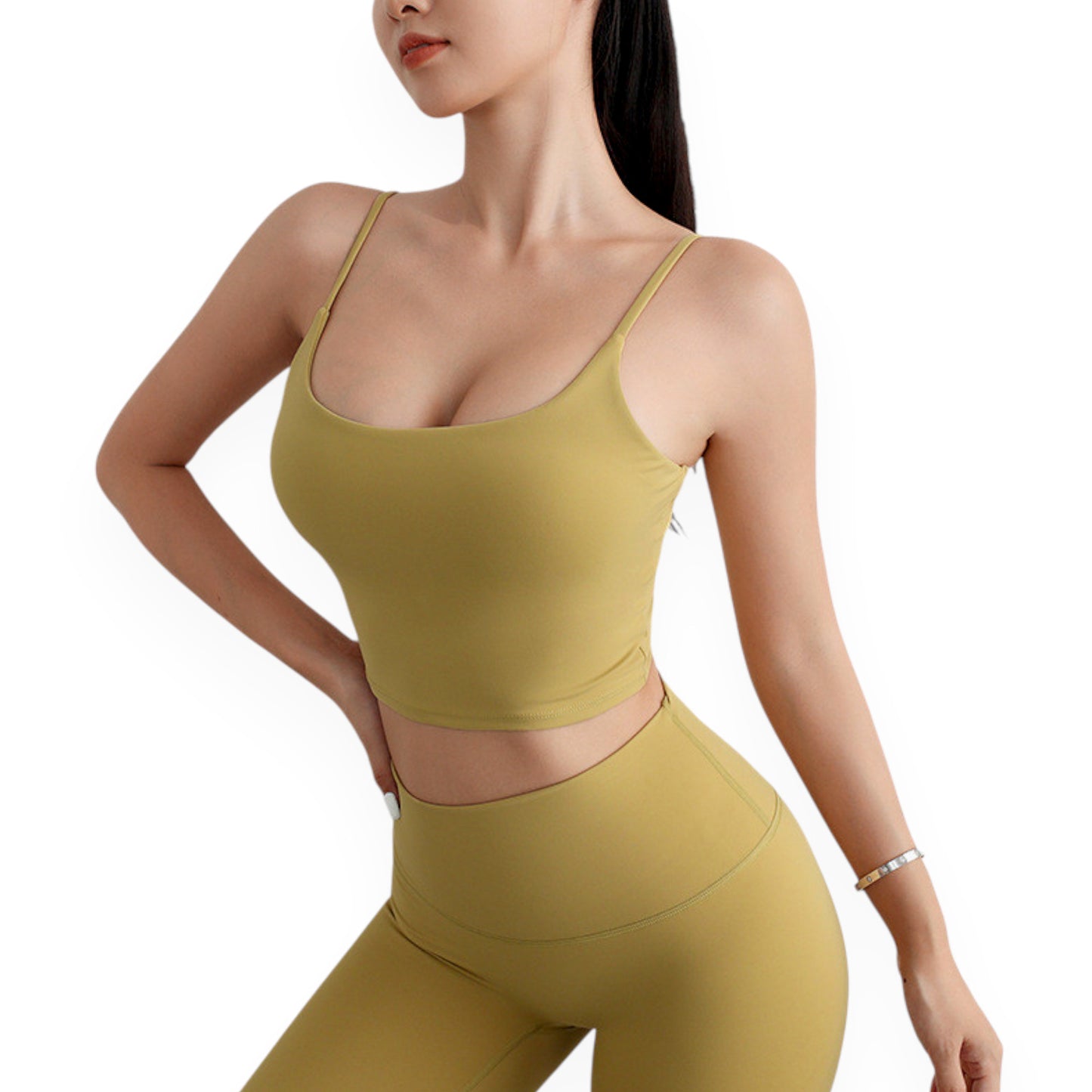 Yoga Fitness Spaghetti Strap Tank Top for Women – Lightweight, Breathable Workout Cami for Gym, Running & Pilates