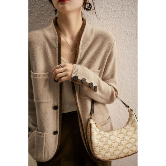 Women's Knitwear Cardigan Outerwear Sweater Korean Style