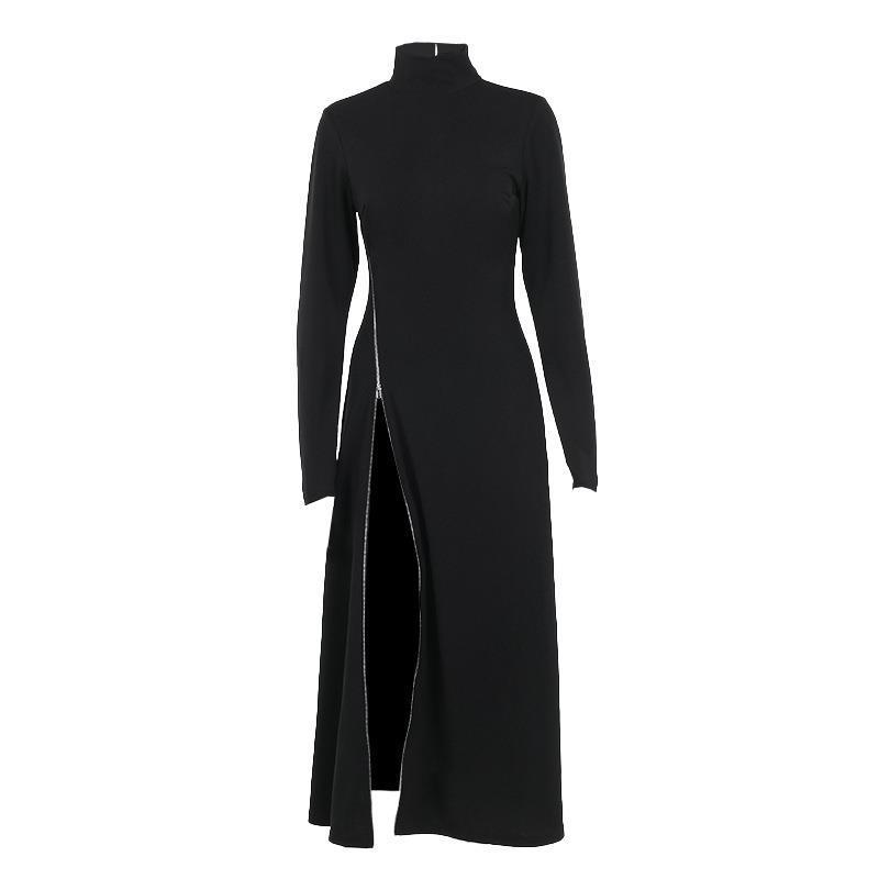 European And American Style Elegant Sexy Slim Fit Long Dress