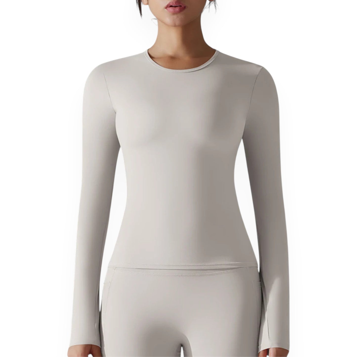 Women’s Breathable Nylon Spandex Active Top – Stretchy Pullover Sports Shirt for Running, Cycling & Fitness