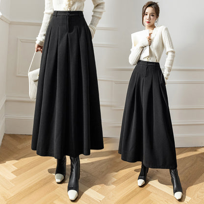 Women's High Waist Long Large Swing Skirt A- Line Skirt
