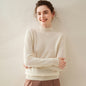 Woolen Sweater Simple Loose Pullover Long Sleeve Bottoming Shirt