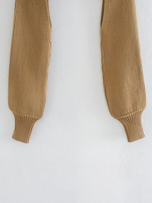 Long-Sleeved Pullover Sweater Sleeves Female Singer Pullover Sweater