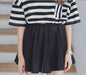 All-match A-line Half-length Pleated Puff Skirt Pants