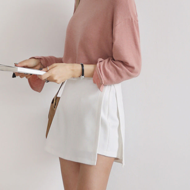Split buttock skirt