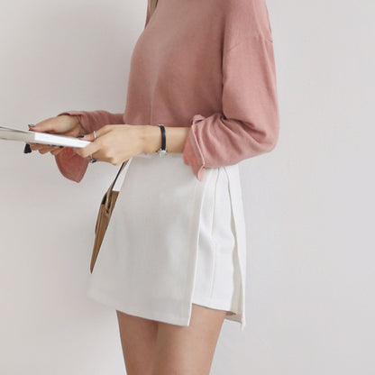 Split buttock skirt