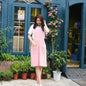 Floral pleated skirt