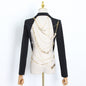 Sexy big backless chain blazer