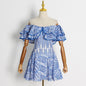 Women's Fashion Elegant Embroidery Hollow-out Cinched Slimming Dress