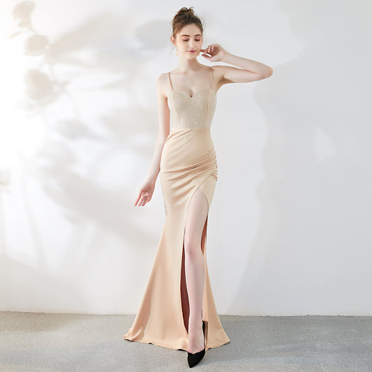 Fish tail with long skirt