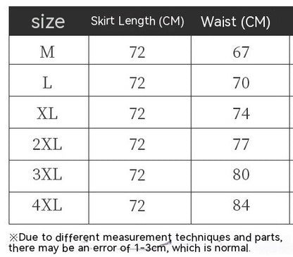 Woolen Skirt Women's Mid-length High Waist Umbrella Skirt