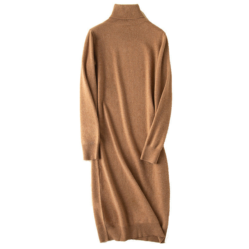 Knit wool skirt bottoming sweater skirt
