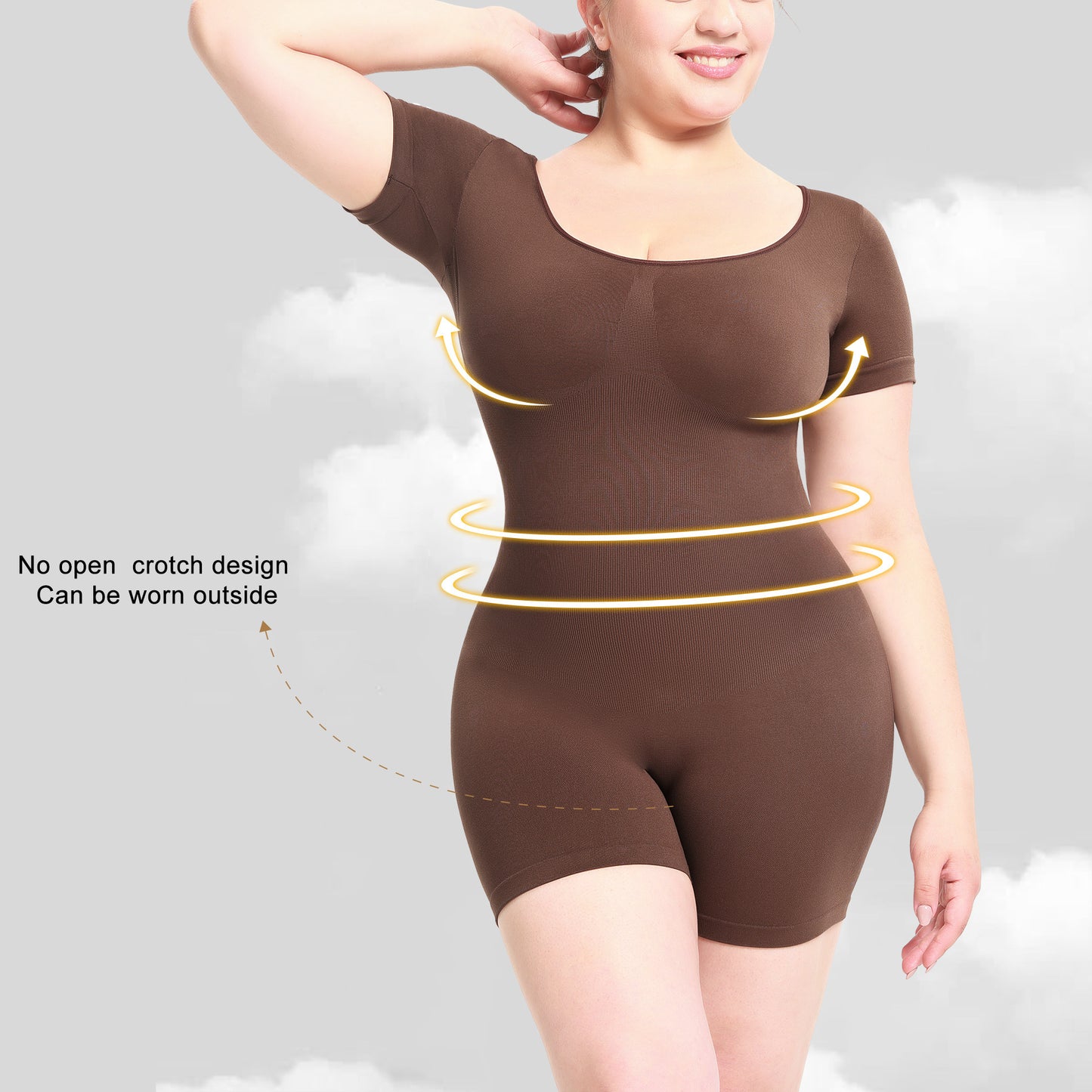 Women's Outer Wear Bodybuilding Jumpsuits Short Sleeve