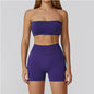 Women’s Seamless Sports Set – Bra, Shorts, Pants