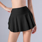 Lined Anti-exposure Tennis Skirt Fitness Sports Skirt