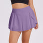Plus Size High Waist Running Sports Short Skirt Women's Fitness Pants Yoga Skirt