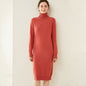Knit wool skirt bottoming sweater skirt