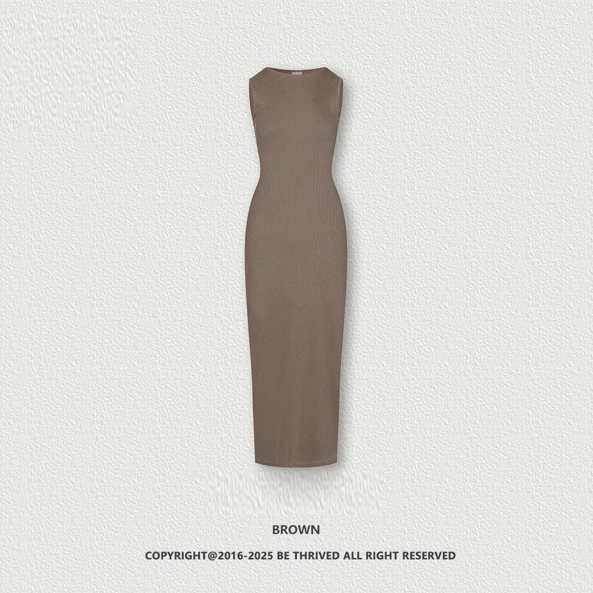 Lady Like Woman Vest High-grade Slim Fit Slimming Knitted Dress