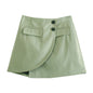 European And American Style Lapel One-button Blazer, High Waist Wrap
