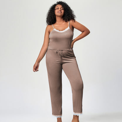 Suspender Vest Pajamas Home Suit