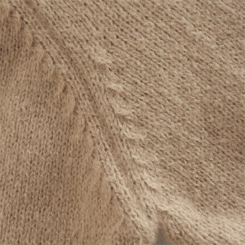 Long Sleeve Pullover Round Neck Sweater Top
