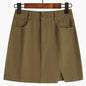 Split Skirt Female High Waist Thin And Irregular In Spring