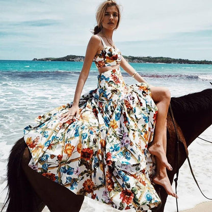 Skirt lengthStrap long dress