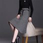 Retro irregular a-line skirt bag hip skirt
