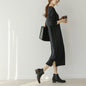Base mid-length sweater skirt