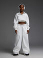 Sweater Laced Pants Casual Two-piece Suit