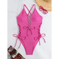 European And American Sexy Backless Siamese Bikini Swimsuit
