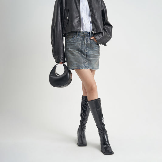 Sequined Hip Skirt Slim Fit Women's Skirt