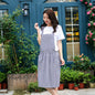 Floral pleated skirt