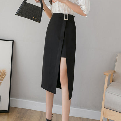 Women's autumn high waist skirt