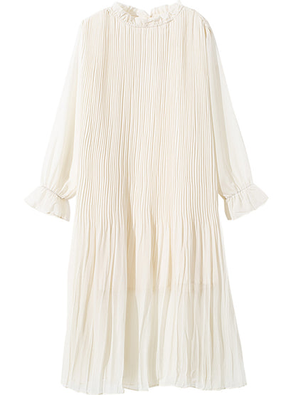 White dress gentle skirt