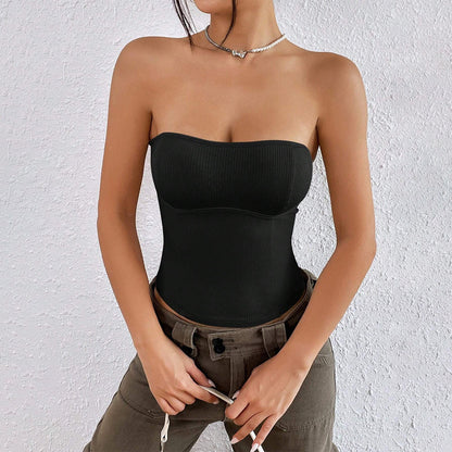 Women's Fashionable Knitted Slim-fit Tube Top